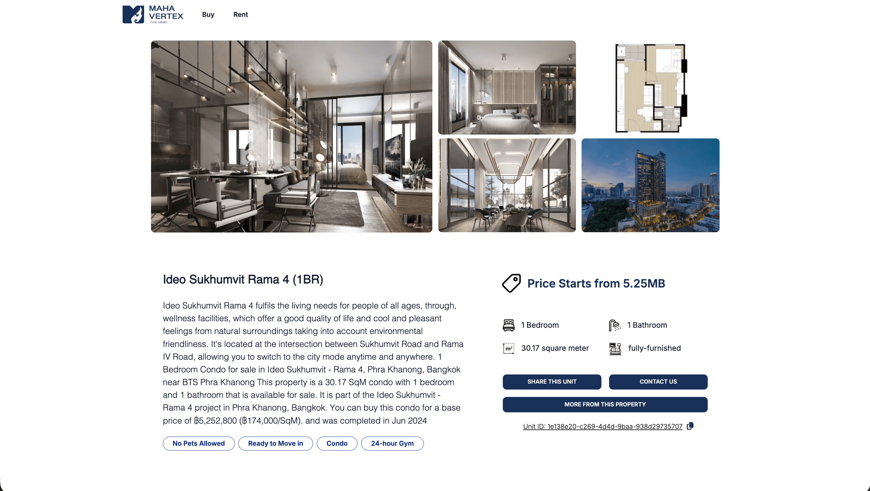Property Detail Pages