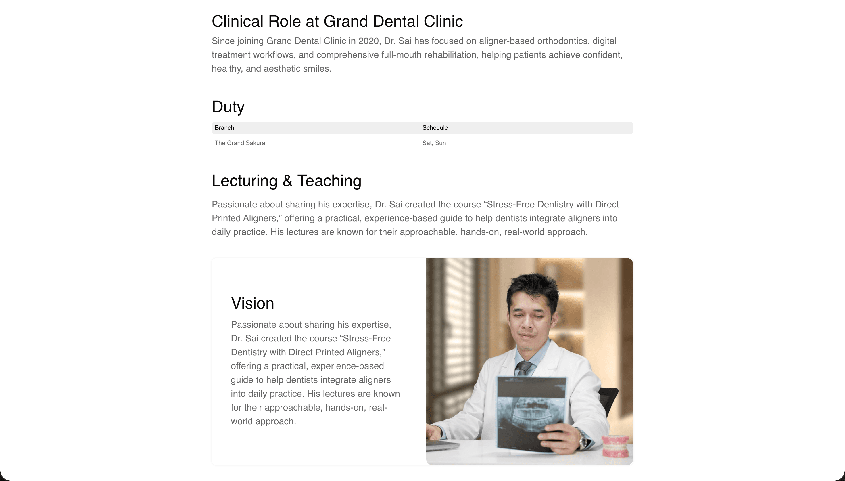 Detailed Provider Portfolios